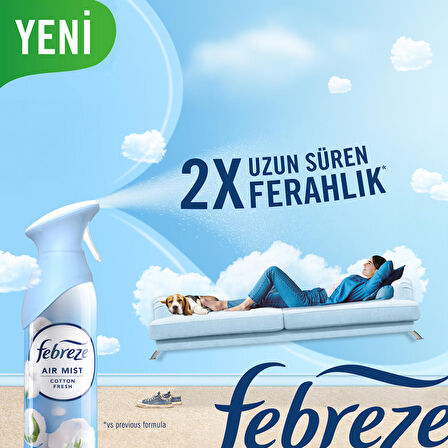 Febreze Hava Ferahlatıcı Sprey Oda Kokusu Lavanta Kokulu 185 ml